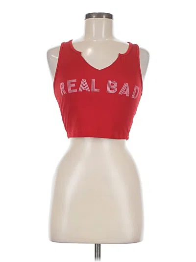 Pre-owned Shein Tank Top Red Sweetheart Neckline Tops