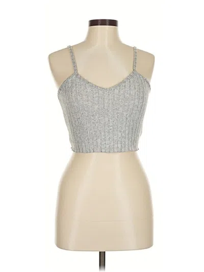 Pre-owned Shein Tank Top Silver Halter Neckline Tops