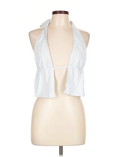 Pre-owned Shein Tank Top Silver Halter Neckline Tops