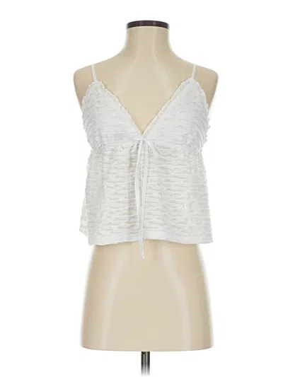 Pre-owned Shein Tank Top Silver Halter Neckline Tops