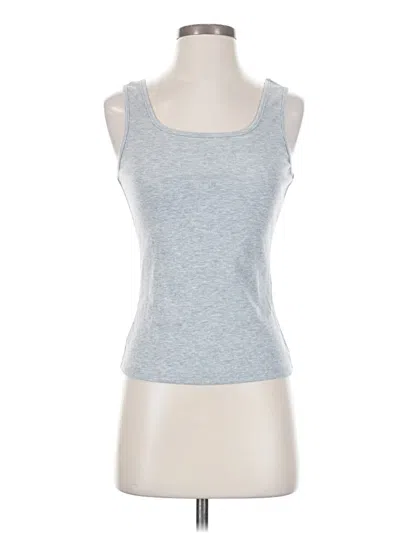 Pre-owned Shein Tank Top Silver Strapless Neckline Tops