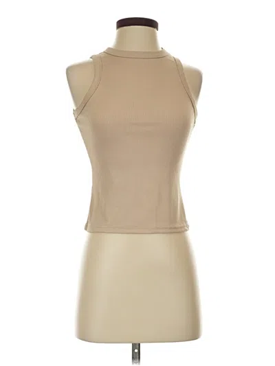 Pre-owned Shein Tank Top Tan Halter Neckline Tops