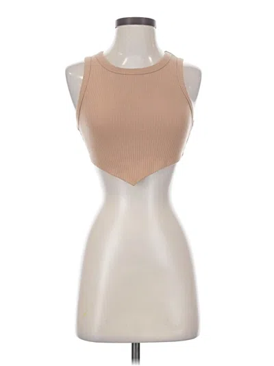 Pre-owned Shein Tank Top Tan Halter Neckline Tops