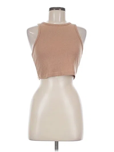 Pre-owned Shein Tank Top Tan Halter Neckline Tops