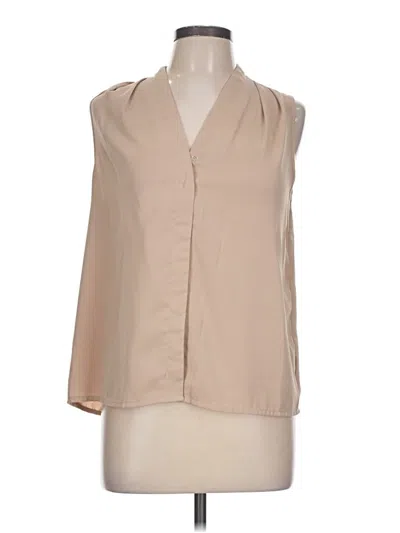 Pre-owned Shein Tank Top Tan Halter Neckline Tops