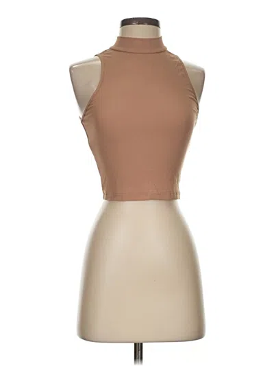 Pre-owned Shein Tank Top Tan Halter Neckline Tops