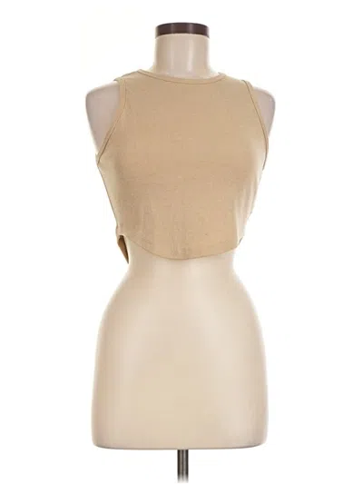 Pre-owned Shein Tank Top Tan Halter Neckline Tops