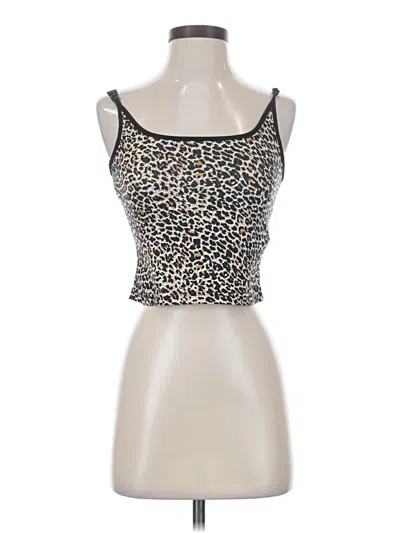 Pre-owned Shein Tank Top Tan Strapless Neckline Tops