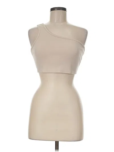 Pre-owned Shein Tank Top Tan Strapless Neckline Tops
