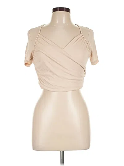 Pre-owned Shein Tank Top Tan Strapless Neckline Tops