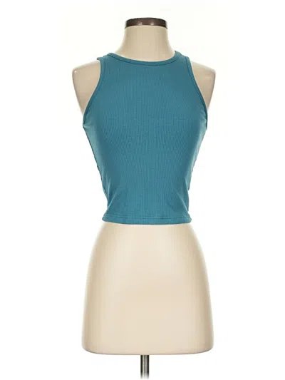 Pre-owned Shein Tank Top Teal Halter Neckline Tops
