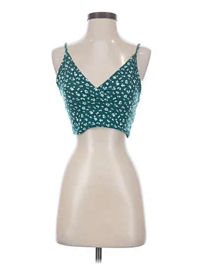 Pre-owned Shein Tank Top Teal Halter Neckline Tops
