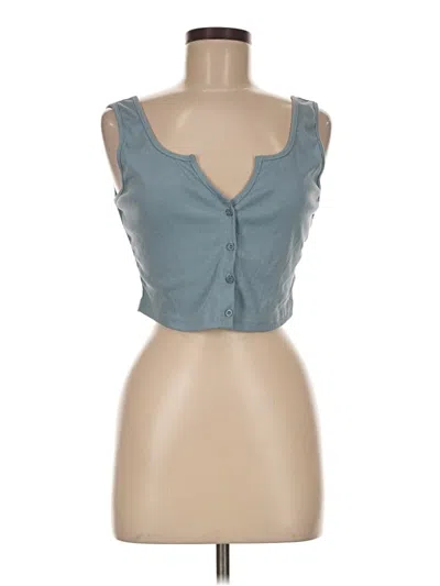 Pre-owned Shein Tank Top Teal Sweetheart Neckline Tops