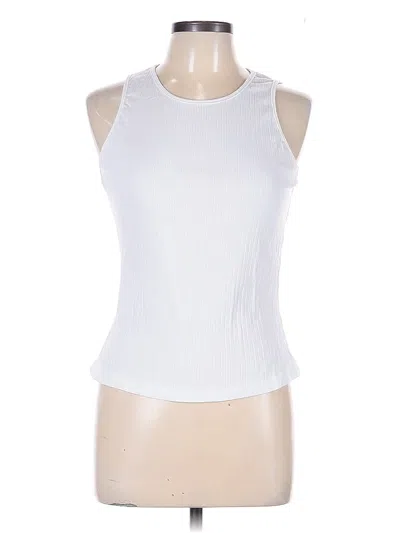 Pre-owned Shein Tank Top White Halter Neckline Tops