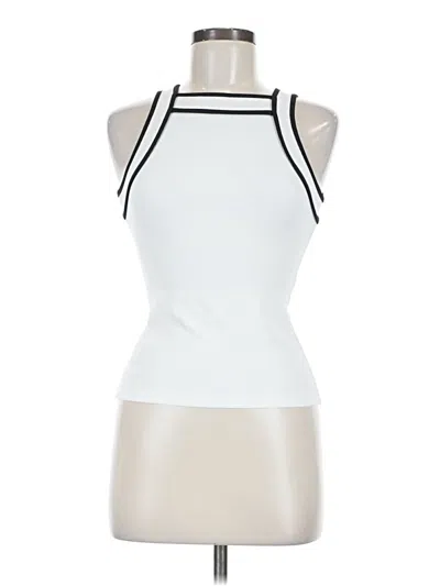 Pre-owned Shein Tank Top White Halter Neckline Tops