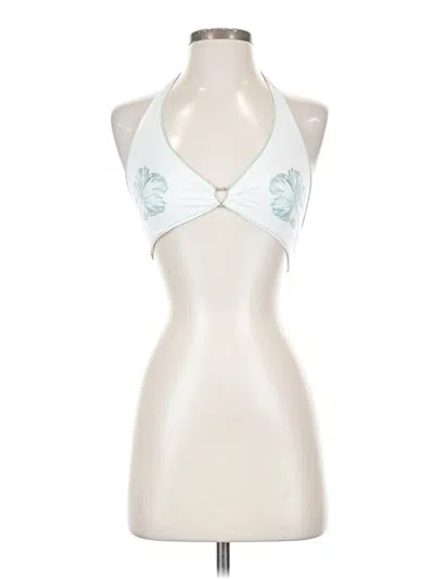 Pre-owned Shein Tank Top White Halter Neckline Tops