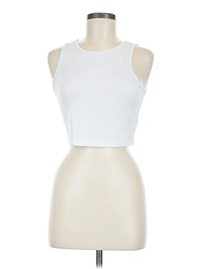Pre-owned Shein Tank Top White Halter Neckline Tops