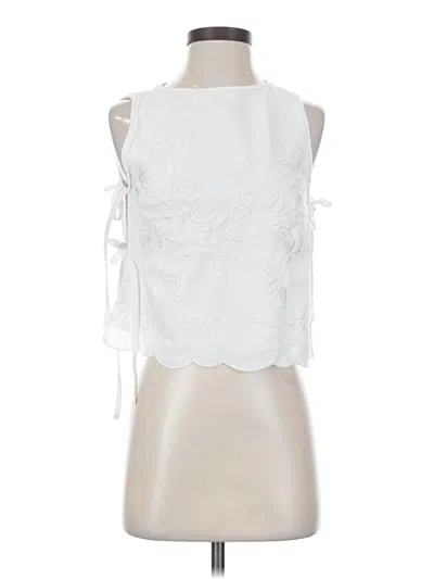 Pre-owned Shein Tank Top White Halter Neckline Tops