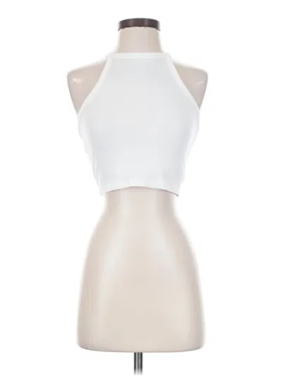 Pre-owned Shein Tank Top White Halter Neckline Tops
