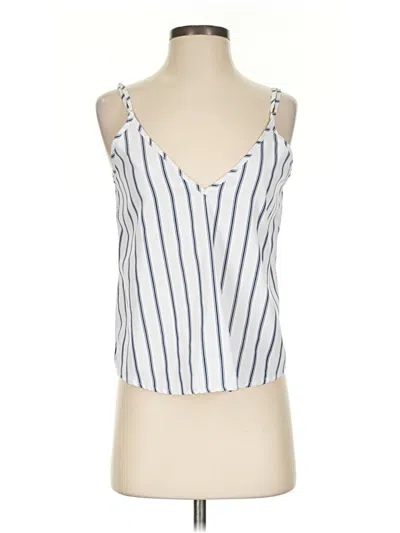 Pre-owned Shein Tank Top White Plunge Neckline Tops