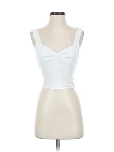 Pre-owned Shein Tank Top White Strapless Neckline Tops