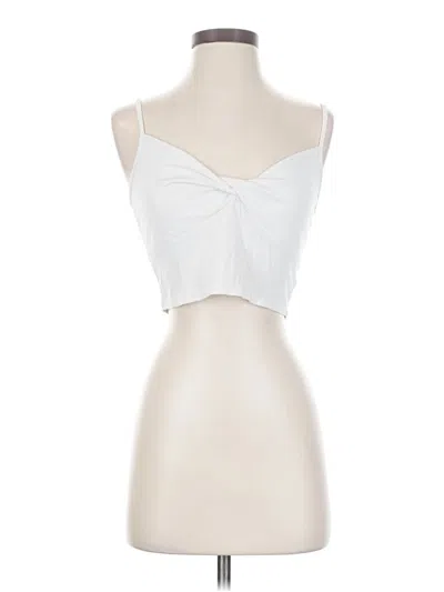 Pre-owned Shein Tank Top White Strapless Neckline Tops