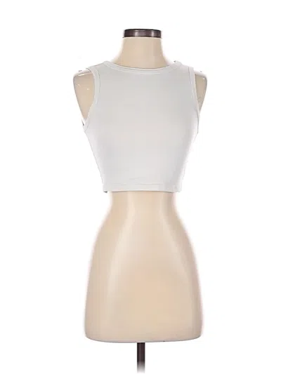 Pre-owned Shein Tank Top White Strapless Neckline Tops
