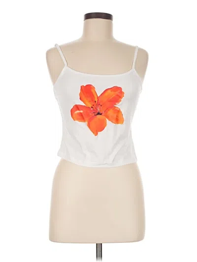 Pre-owned Shein Tank Top White Strapless Neckline Tops