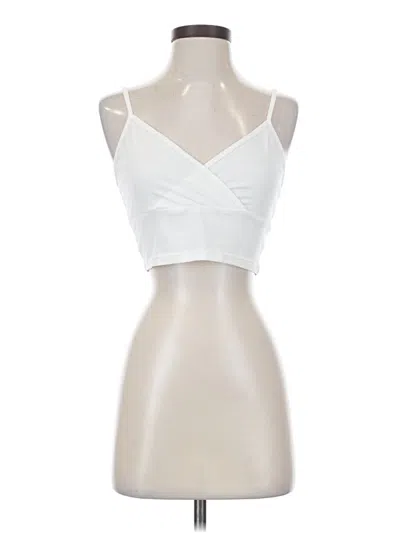 Pre-owned Shein Tank Top White Sweetheart Neckline Tops