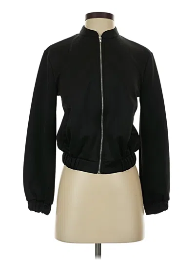 Pre-owned Shein Track Jacket In Black
