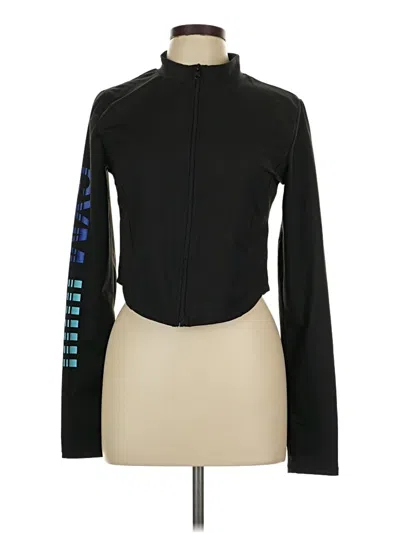 Pre-owned Shein Track Jacket In Black