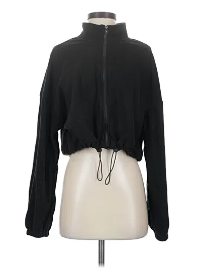Pre-owned Shein Track Jacket In Black