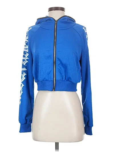 Pre-owned Shein Track Jacket In Blue