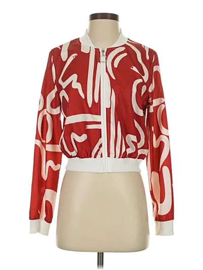 Pre-owned Shein Track Jacket In Red