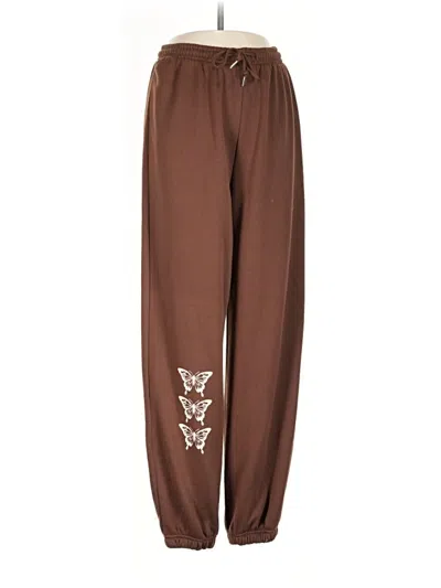 Pre-owned Shein Track Pants In Brown