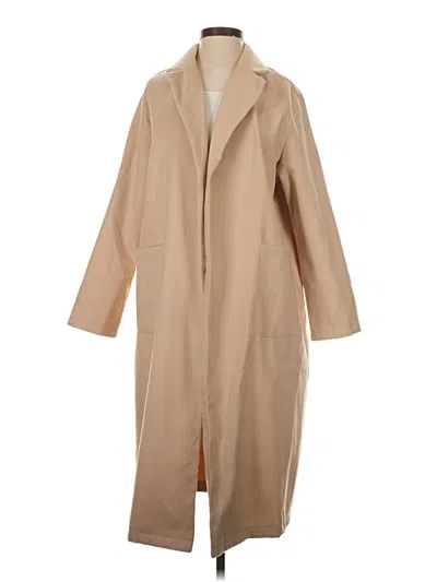 Pre-owned Shein Trenchcoat In Tan
