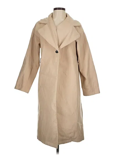 Pre-owned Shein Trenchcoat In Tan