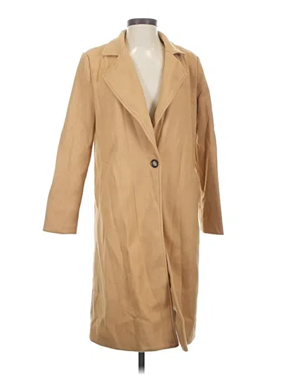Pre-owned Shein Trenchcoat In Tan