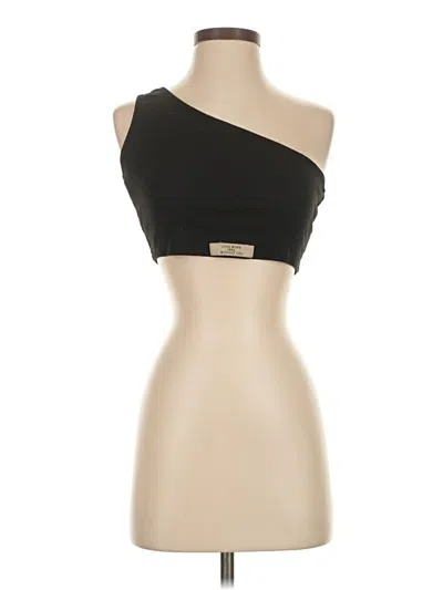 Pre-owned Shein Tube Top Black One Shoulder Neckline Tops