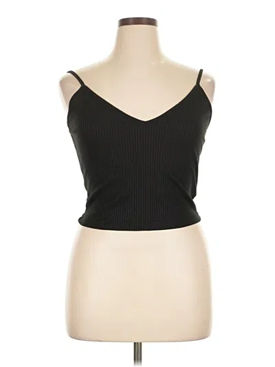 Pre-owned Shein Tube Top Black Strapless Neckline Tops