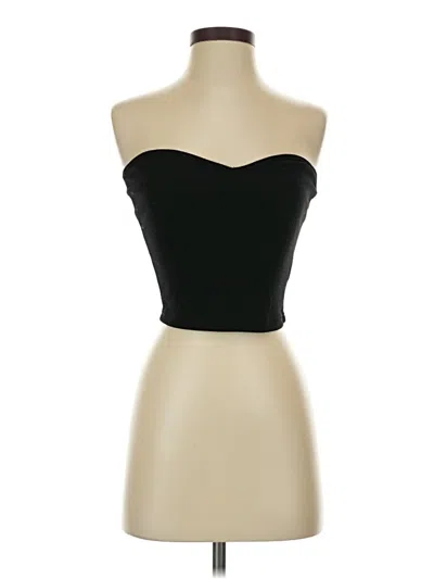 Pre-owned Shein Tube Top Black Strapless Neckline Tops