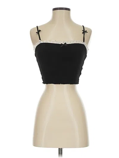 Pre-owned Shein Tube Top Black Strapless Neckline Tops
