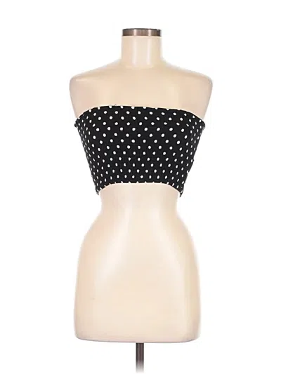 Pre-owned Shein Tube Top Black Strapless Neckline Tops