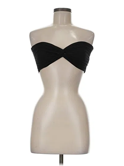Pre-owned Shein Tube Top Black Strapless Neckline Tops