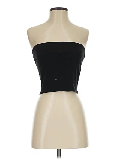 Pre-owned Shein Tube Top Black Strapless Neckline Tops