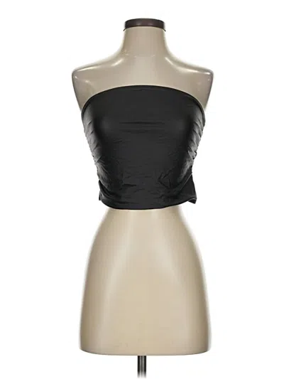 Pre-owned Shein Tube Top Black Strapless Neckline Tops