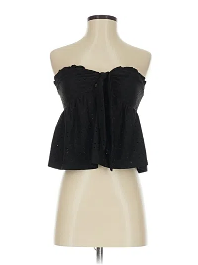 Pre-owned Shein Tube Top Black Strapless Neckline Tops
