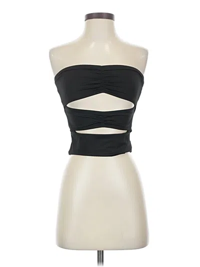 Pre-owned Shein Tube Top Black Strapless Neckline Tops