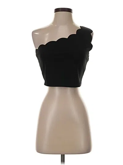Pre-owned Shein Tube Top Black Strapless Neckline Tops