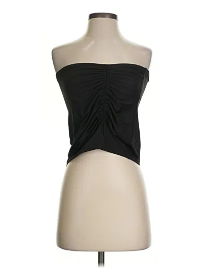 Pre-owned Shein Tube Top Black Strapless Neckline Tops